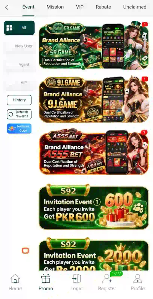 S92 Bet Game